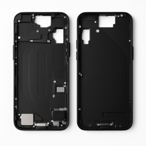 iPhone 15 Mittelrahmen vormontiert (OEM) schwarz