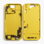 iPhone 15 Mittelrahmen vormontiert (OEM) gelb