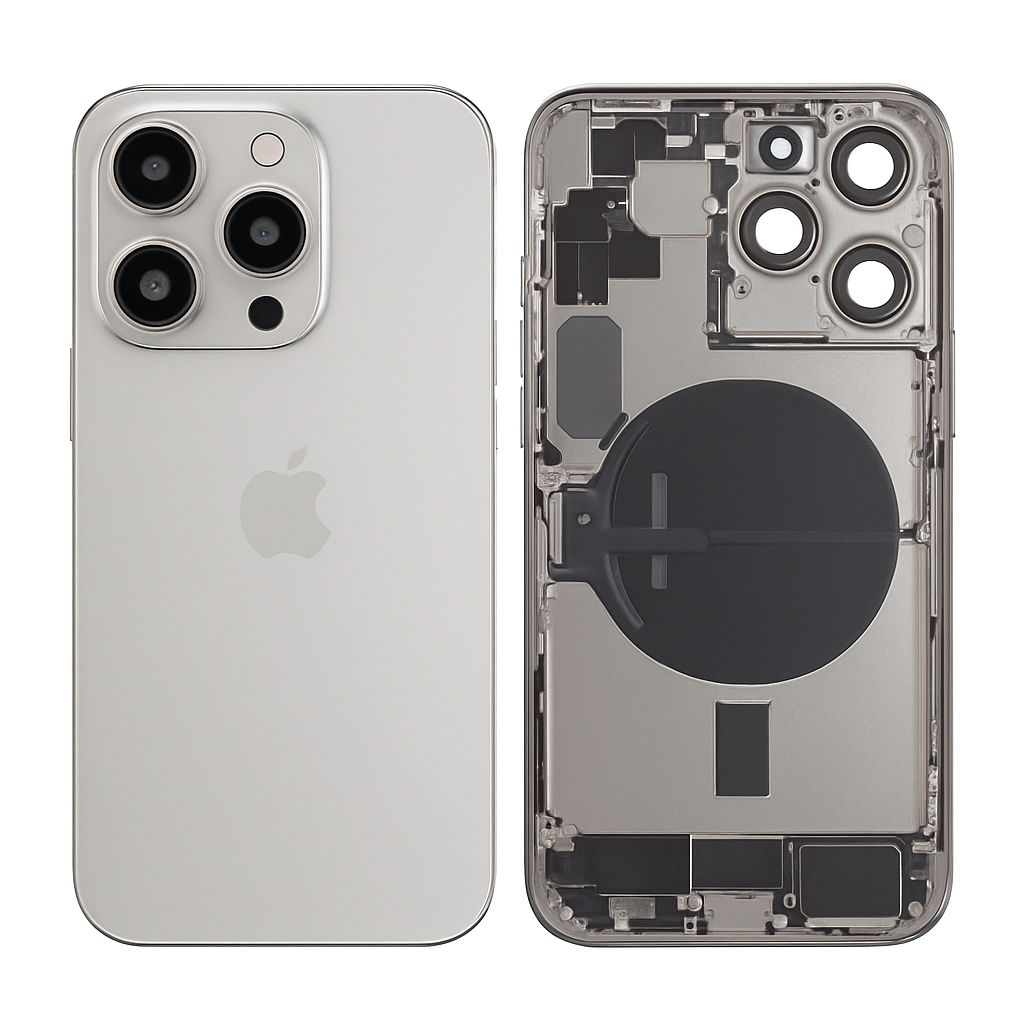 iPhone 14 Pro Max Backcover/Gehäuse (OEM) silber