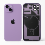 iPhone 14 Plus Diagnosable Rückglas (OEM) komplett violett
