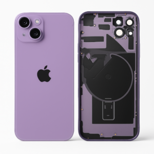 iPhone 14 Plus Diagnosable Rückglas (OEM) komplett violett