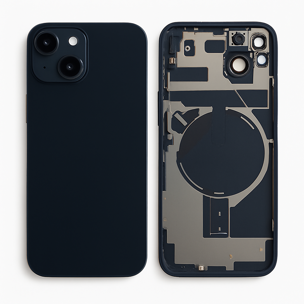 iPhone 14 Plus Rückglas (Premium) komplett mitternacht