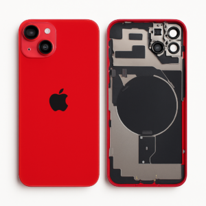 iPhone 14 Plus Diagnosable Rückglas (OEM) komplett rot