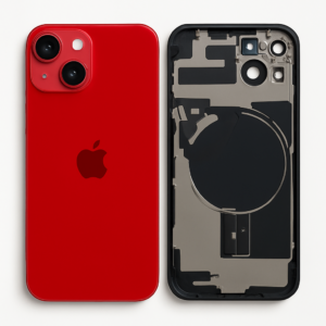 iPhone 14 Plus Rückglas (Premium) komplett rot