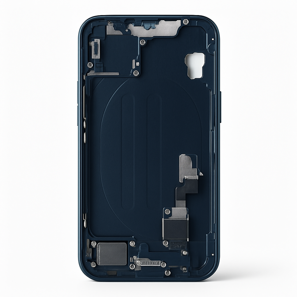 iPhone 14 Plus Mittelrahmen vormontiert (OEM) mitternacht