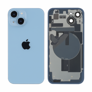 iPhone 14 Diagnosable Rückglas (OEM) komplett blau