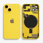 iPhone 14 Rückglas (Premium) komplett gelb