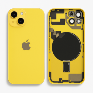 iPhone 14 Rückglas (Premium) komplett gelb