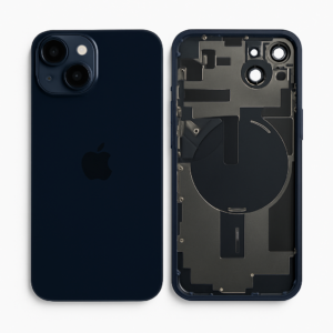 iPhone 14 Diagnosable Rückglas (OEM) komplett mitternacht