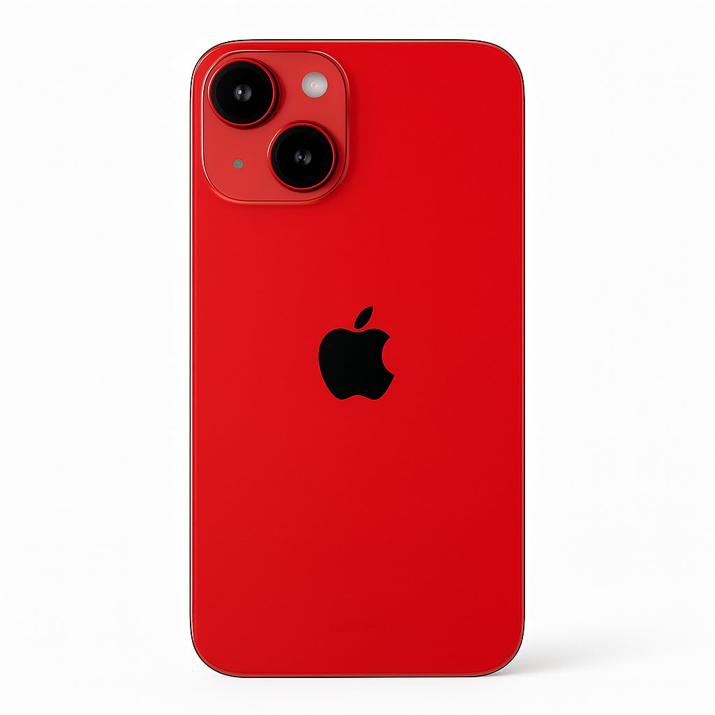 iPhone 14 Diagnosable Rückglas (OEM) komplett rot