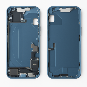 iPhone 14 Mittelrahmen vormontiert (OEM) blau