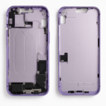 iPhone 14 Mittelrahmen vormontiert (OEM) violett