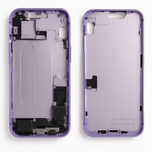 iPhone 14 Mittelrahmen vormontiert (OEM) violett