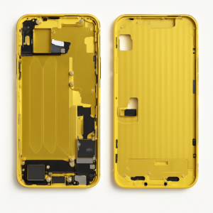 iPhone 14 Mittelrahmen vormontiert (OEM) gelb