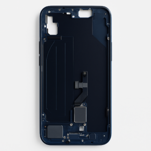iPhone 14 Mittelrahmen vormontiert (OEM) mitternacht