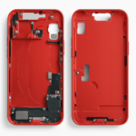 iPhone 14 Mittelrahmen vormontiert (OEM) rot