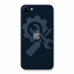 iPhone SE (3.Gen/2022) Rückglas (OEM) mitternacht