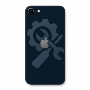 iPhone SE (3.Gen/2022) Rückglas (OEM) mitternacht