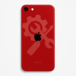 iPhone SE (3.Gen/2022) Rückglas (OEM) rot