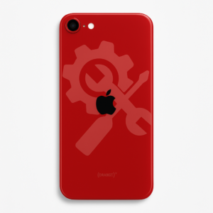 iPhone SE (3.Gen/2022) Rückglas (OEM) rot