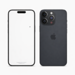 Rückglas für iPhone 15 Serie gehärtetes Glas