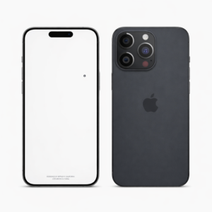 Rückglas für iPhone 15 Serie gehärtetes Glas