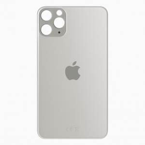 OEM iPhone 11 Pro Max Rückglas Silber EU-Version