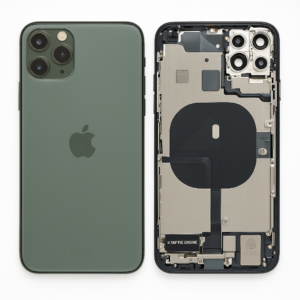 OEM iPhone 11 Pro Max Backcover Gehäuse Nachtgrün vormontiert