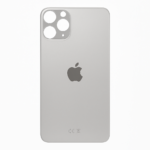 OEM iPhone 11 Pro Rückglas Silber EU-Version Big Hole Logo