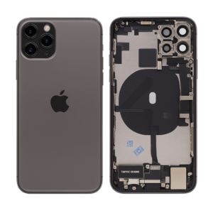 OEM iPhone 11 Pro Backcover Space Grau vormontiert