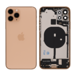 OEM iPhone 11 Pro Backcover Gold vormontiert mit Ladebuchse