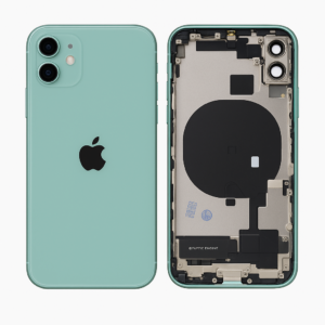 OEM iPhone 11 Backcover grün vormontiert mit Ladebuchse und Lautsprecher