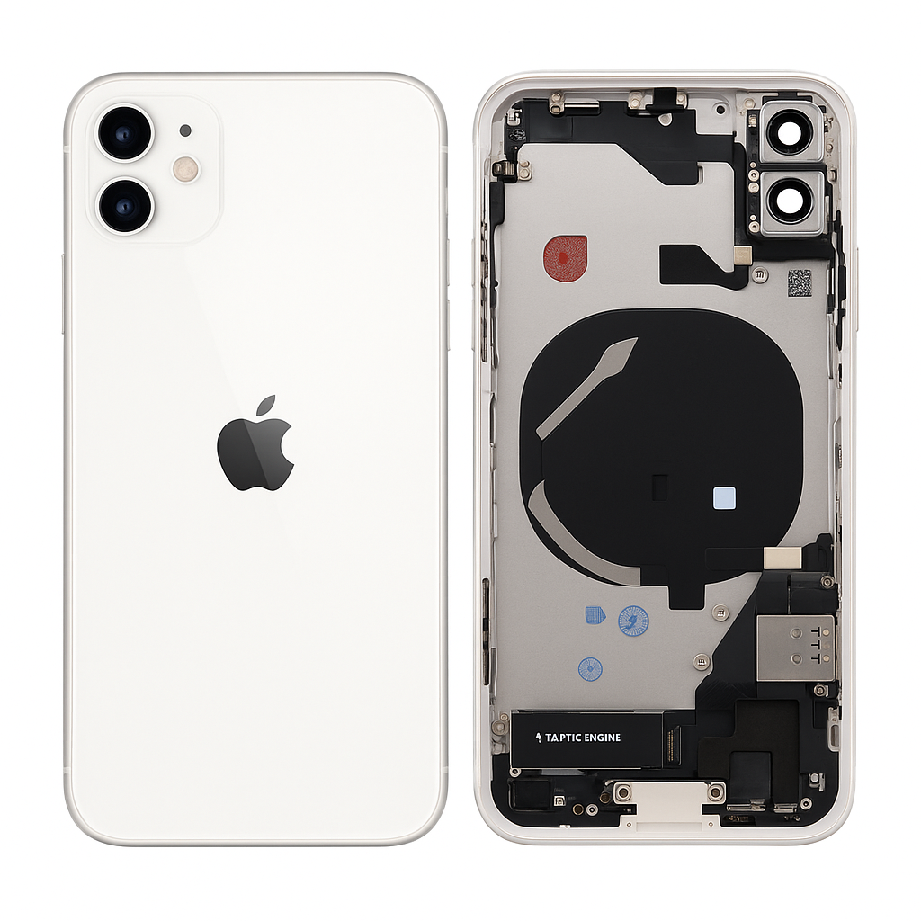 OEM iPhone 11 Backcover Weiss mit Ladebuchse NFC Lautsprecher