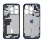 iPhone 15 Pro Mittelrahmen vormontiert (OEM) Titan blau