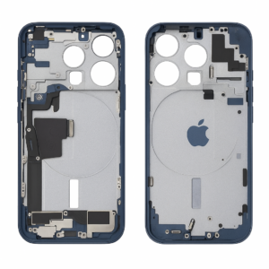 iPhone 15 Pro Mittelrahmen vormontiert (OEM) Titan blau