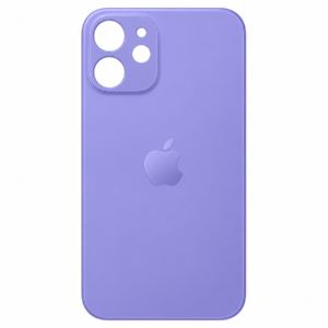 OEM iPhone 12 mini Rückglas Backcover violett EU-Version mit Logo Big Hole