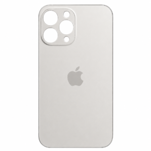 OEM iPhone 12 Pro Max Rückglas Backcover Silber EU-Version