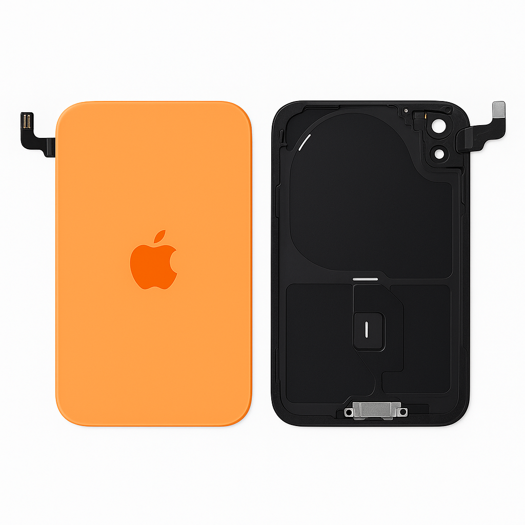 iPhone 17 Pro Diagnosable Rückglas (OEM) komplett cosmic orange