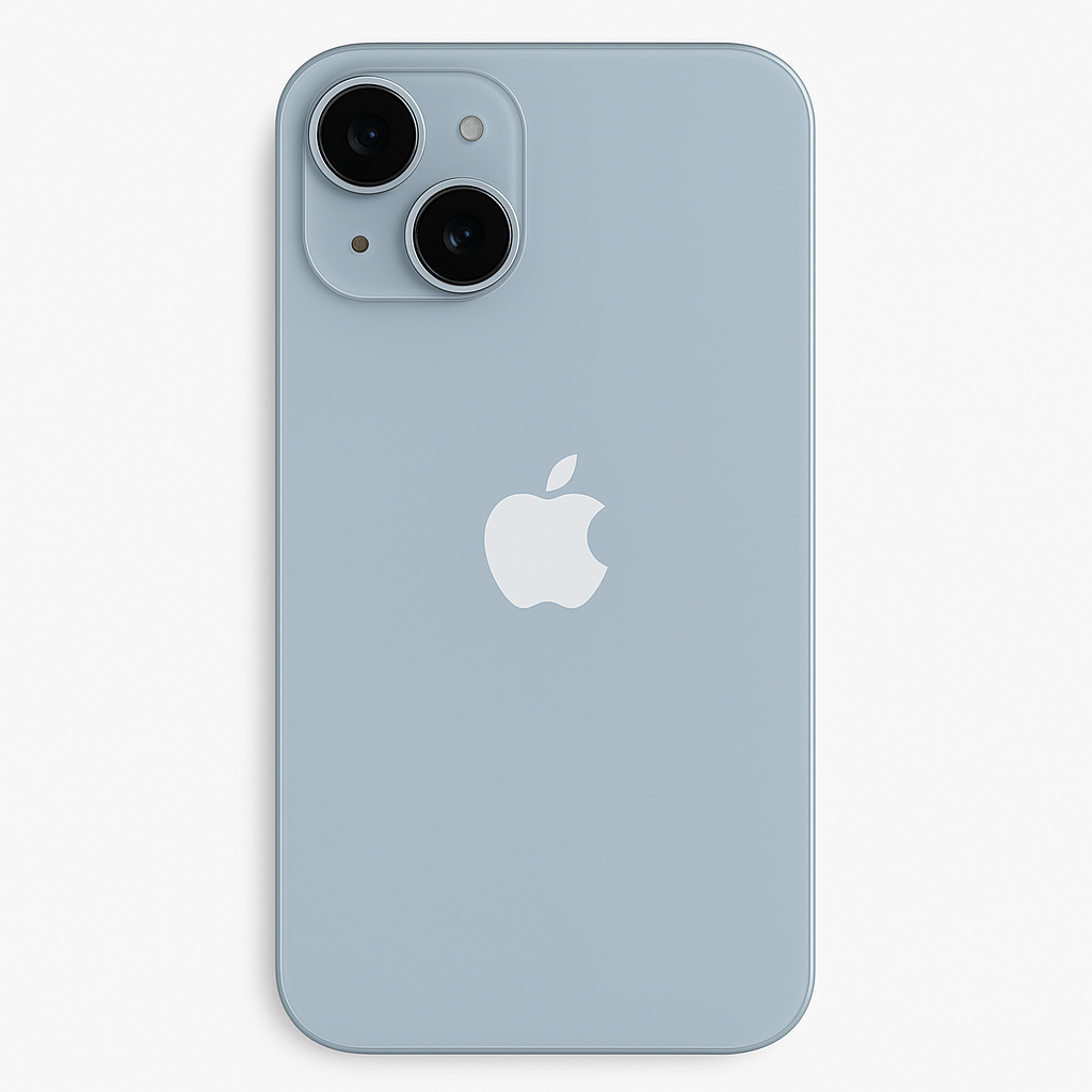 iPhone 17 Diagnosable Rückglas (OEM) komplett nebelblau