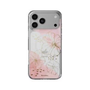 SwitchEasy - Fleur M Schutzhülle iPhone 18 Pro Max Transparent mit goldenen Margeriten
