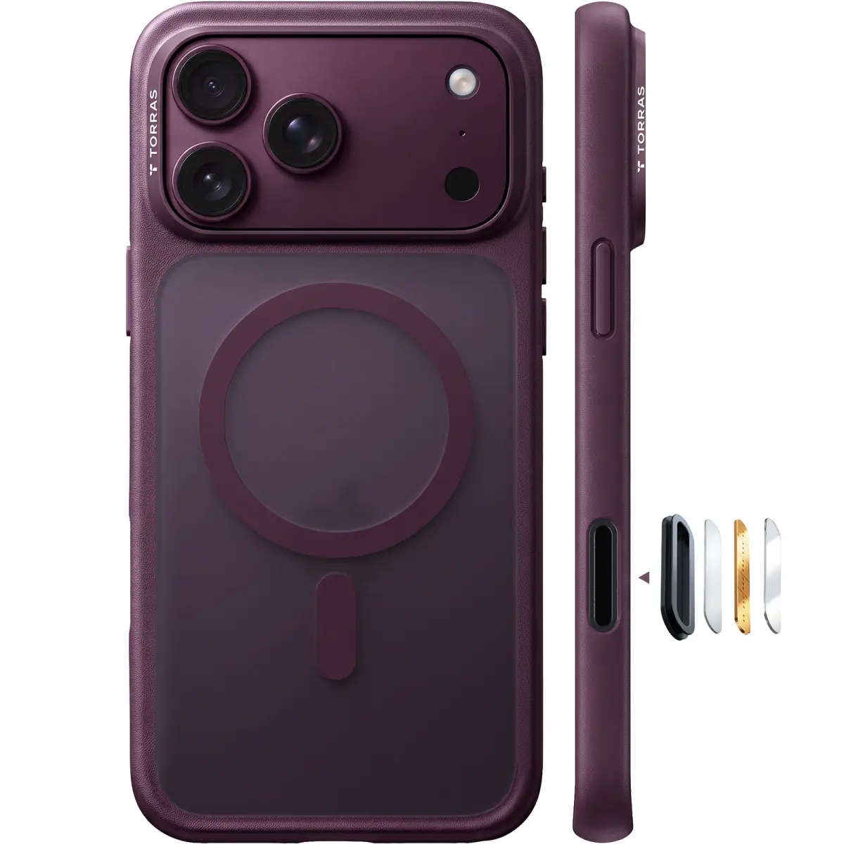 TORRAS Guardian MagSafe Schutzhülle Violett für iPhone 18 Pro