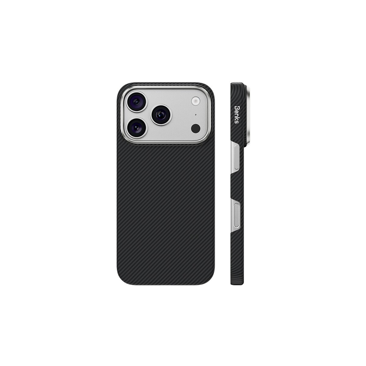Benks ArmorAir Kevlar Schutzhülle iPhone 18 Pro Max Schwarz – Bild 3