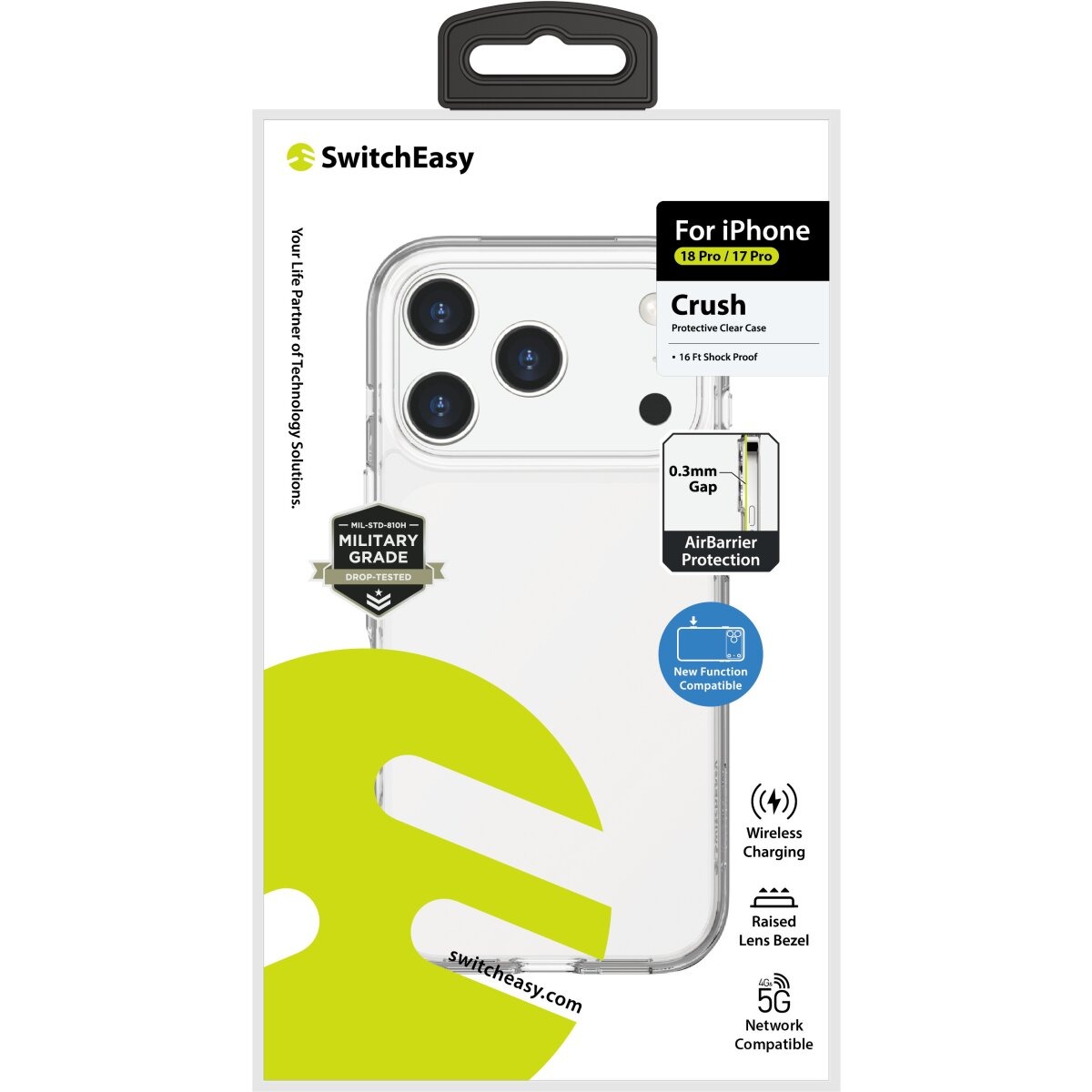 SwitchEasy Crush Schutzhülle transparent für iPhone 18 Pro – Bild 8