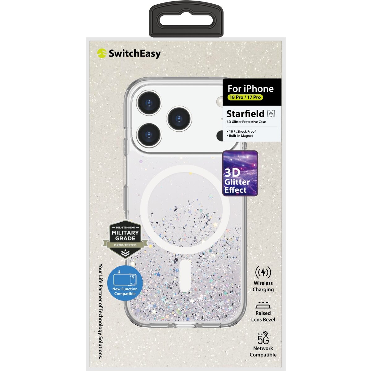 SwitchEasy Starfield M Schutzhülle transparent iPhone 18 Pro – Bild 10