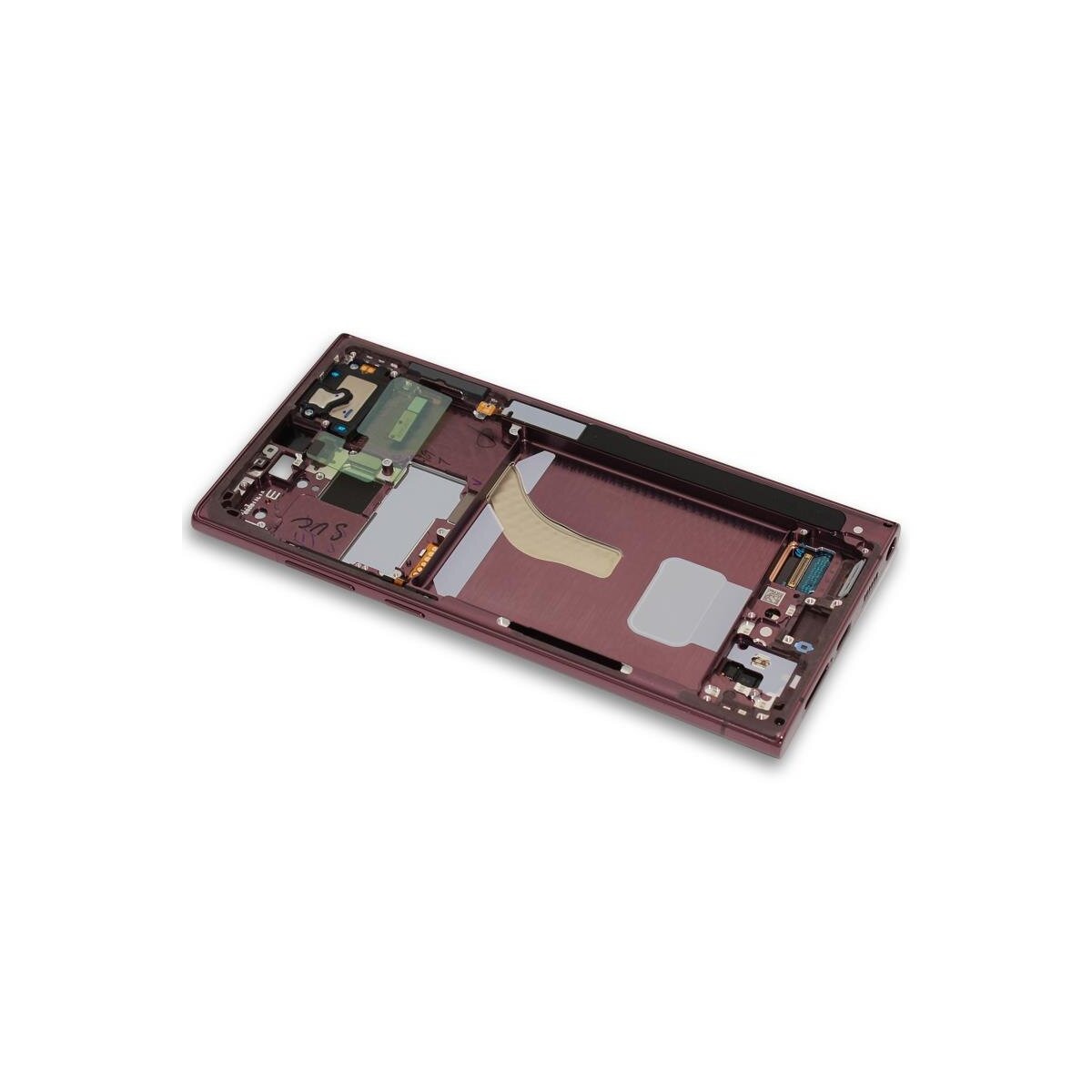 Original Samsung Galaxy S22 Ultra Display Dunkelrot – Bild 2