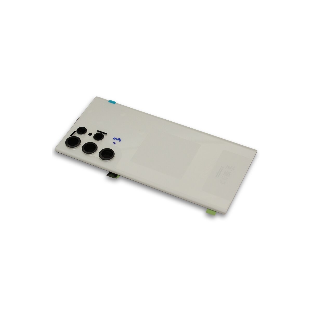 Original Samsung Galaxy S22 Ultra Backcover Weiss Akkudeckel – Bild 2