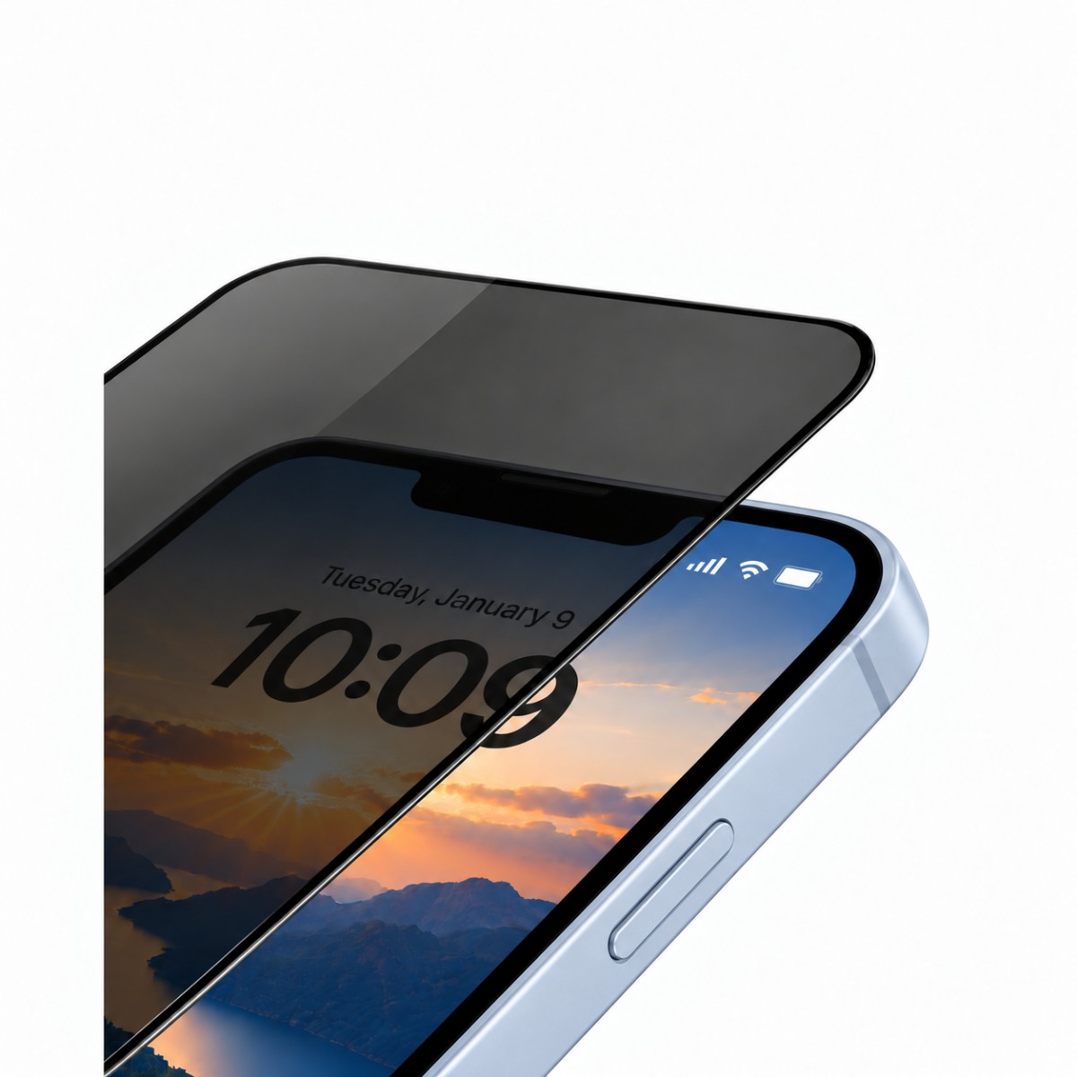 Guardline - Panzerglas ScreenGuard Privacy für iPhone 13 |13 Pro | 14 – Bild 3