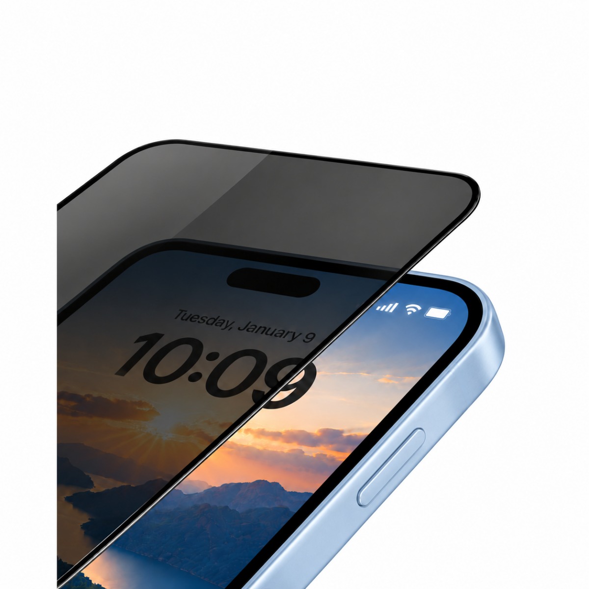 Guardline - Panzerglas ScreenGuard Privacy für iPhone 15 – Bild 3
