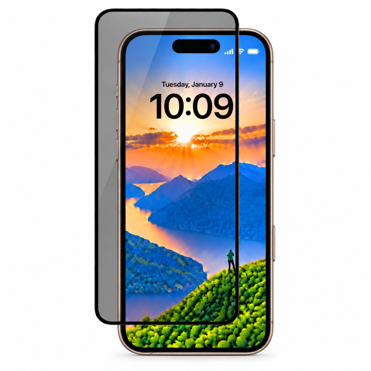 Guardline - Panzerglas ScreenGuard Privacy für iPhone 16 Pro Max – Bild 2