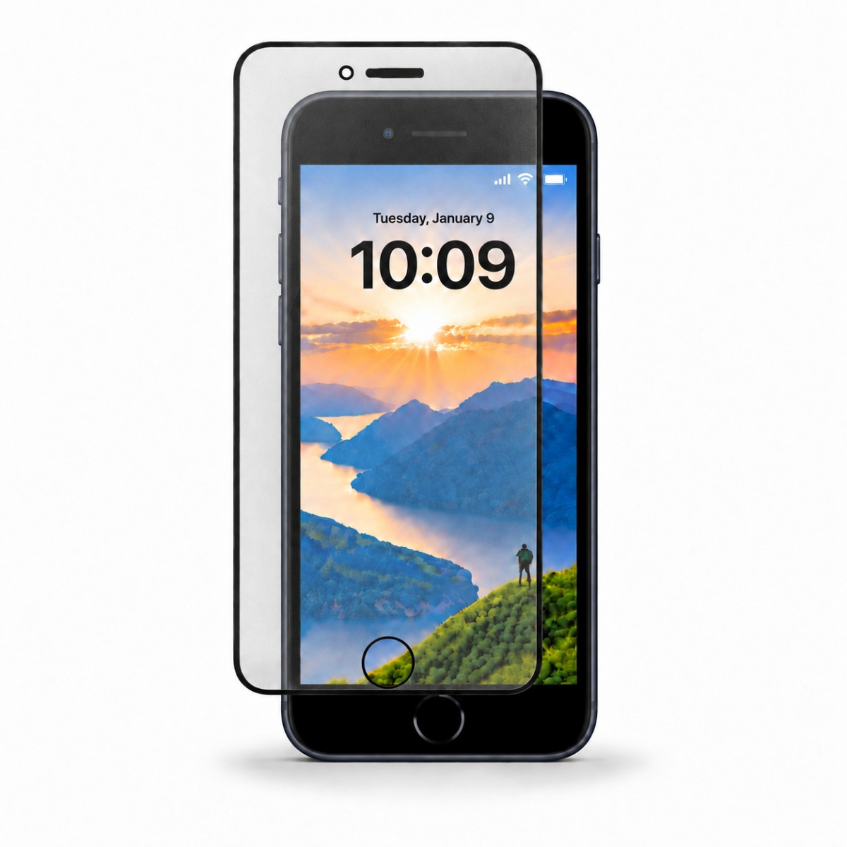 Guardline - Panzerglas ScreenGuard Matt für iPhone 6 | 7 | 8 – Bild 2